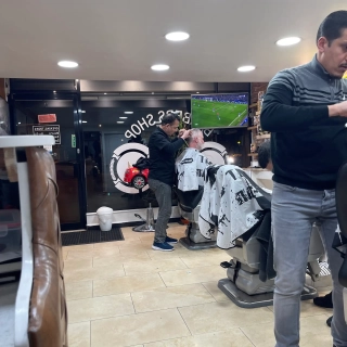 nabil cuting hair